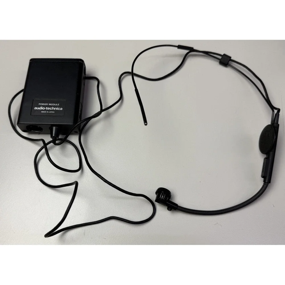 Audio Technica Headset ATM71 And Power Module Vintage Japan Untested 4c